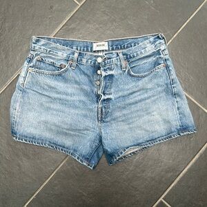 AGOLDE Women's Blue Denim Shorts